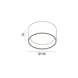 Lampa de tavan GPL335H, negru, de la Gea Luce 1 Lampa de tavan GPL335H, negru, de la Gea Luce small 1