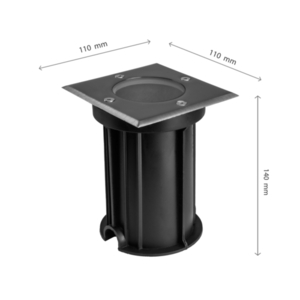 LUKKA Connect GU10 IP67 Grey Square, Lampă suspendată la sol LUKKA Connect GU10 IP67 Grey Square, Lampă suspendată la sol small 2