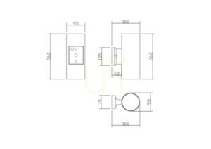 RANDO O419WL-02W lampă de perete pentru exterior IP54 Maytoni small 6