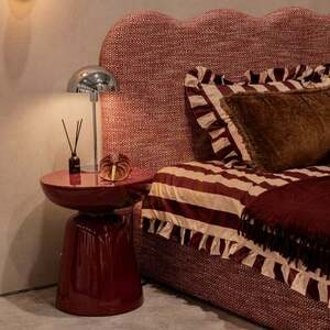 Măsuță auxiliară LIMPO, 40 cm, Burgund/Cireș, Lucioasă, Nova Nook small 3