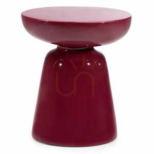 Măsuță auxiliară LIMPO, 40 cm, Burgund/Cireș, Lucioasă, Nova Nook small 0