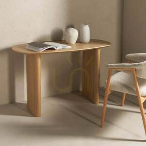 Birou/consolă LORENTO, 120 cm, furnir de stejar natural Nova Nook small 1