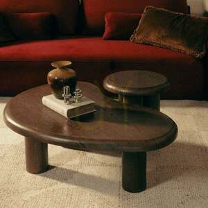 Set de masă WALNUT, stejar închis la culoare, forme rotunjite, de la Nova Nook small 1
