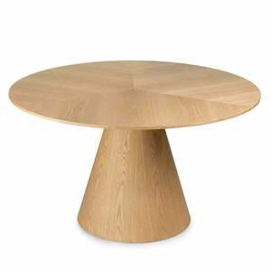 Masă de sufragerie KORELLA, 137 cm, rotundă, furnir de stejar natural, Nova Nook small 3