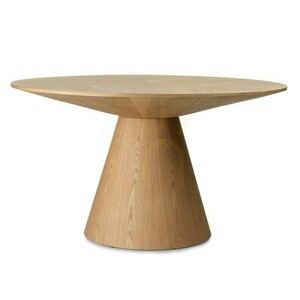 Masă de sufragerie KORELLA, 137 cm, rotundă, furnir de stejar natural, Nova Nook small 0