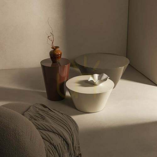 Verifica Măsuță de cafea ELISSA, 80 cm, verde-gri, lucioasă, Nova Nook