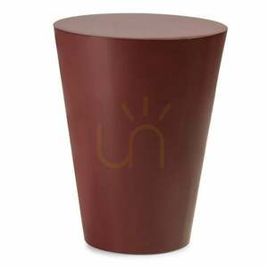 Măsuță laterală ELISSA TALL, 40 cm, maro-burgund, lucioasă, Nova Nook small 0