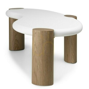 Măsuță de cafea OBUO de 125 cm, alb/nuc, Nova Nook 4 Măsuță de cafea OBUO de 125 cm, alb/nuc, Nova Nook small 4