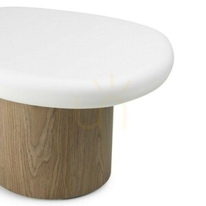 Măsuță auxiliară OBUO, 50 cm, alb/nuc, Nova Nook small 5