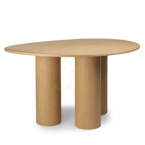 Verifica Masă VISPI, 140 cm, stejar natural, Nova Nook