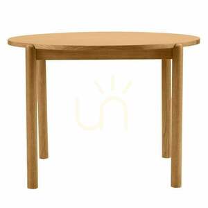 Masă rotundă de sufragerie OKO de 110,5 cm, finisaj natural, de la Nova Nook small 1