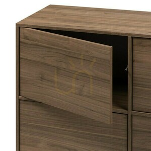 Comodă cu patru uși WASABI, Nova Nook, nuc regal 4 Comodă cu patru uși WASABI, Nova Nook, nuc regal small 4