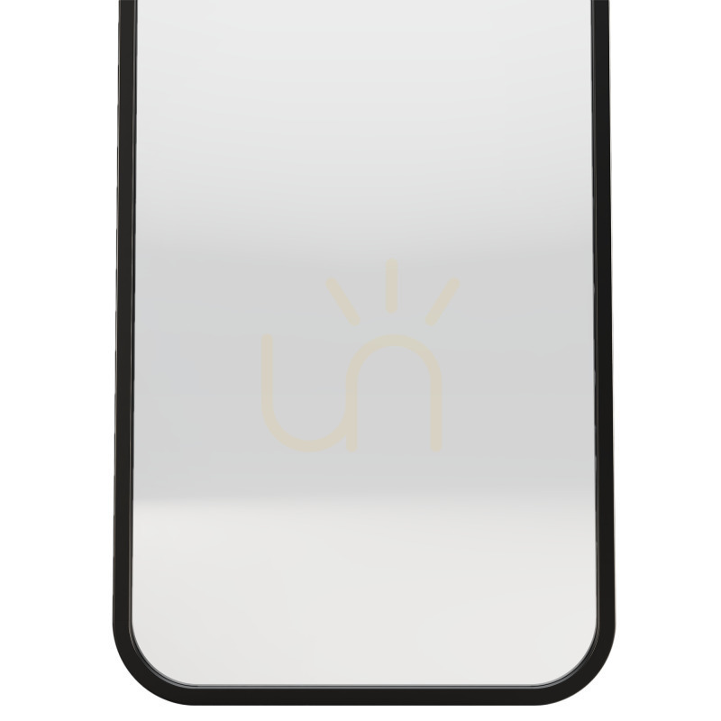 Vedere Oglindă de perete SIMPLE II cu ramă din lemn, 60 x 160 cm, dreptunghiulară cu margini rotunjite, neagră, Nova Nook Oglindă de perete SIMPLE II cu ramă din lemn, 60 x 160 cm, dreptunghiulară cu margini rotunjite, neagră, Nova Nook