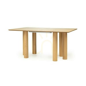 Masă extensibilă LOALOA 140–200 cm, furnir de stejar natural, lemn de fag, margini rotunjite, Nova Nook 7 Masă extensibilă LOALOA 140–200 cm, furnir de stejar natural, lemn de fag, margini rotunjite, Nova Nook small 7