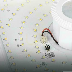 Lampă de tavan LED V-TAC de 12 W cu cip CREE, 25 x 25 cm, senzor de mișcare, CCT, pătrată, albă, VT-81003, 1100 lm, garanție de 6 ani small 9