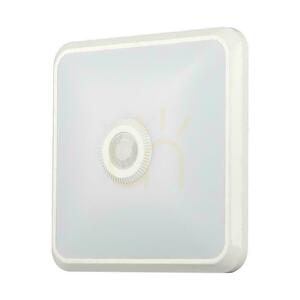 Lampă de tavan LED V-TAC de 12 W cu cip CREE, 25 x 25 cm, senzor de mișcare, CCT, pătrată, albă, VT-81003, 1100 lm, garanție de 6 ani small 0