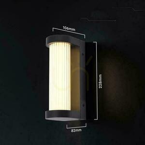V-TAC LED 8 W IP44, lampă de exterior neagră pentru montare pe perete, model VT-10180, 3000 K, 1100 lm small 3