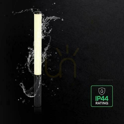 Verifica V-TAC 80 cm LED 24 W IP44 Lampa de grădină neagră pe stâlp VT-10181 3000 K 3400 lm
