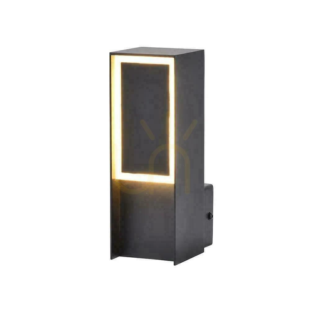 Verifica V-TAC LED 5W IP44, lampă de exterior neagră pentru montare pe perete, model VT-10189, 3000K, 700 lm V-TAC LED 5W IP44, lampă de exterior neagră pentru montare pe perete, model VT-10189, 3000K, 700 lm