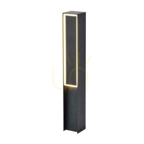 Verifica V-TAC 50 cm LED 8 W IP54 Lampa de grădină neagră pe stâlp VT-10190 3000 K 1100 lm