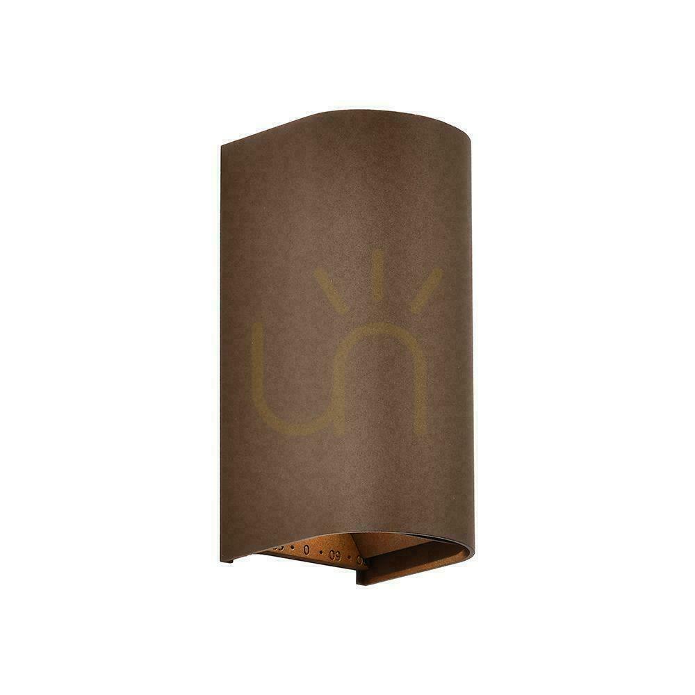 Verifica Aplică de perete V-TAC cu LED COB de 10 W, maro Corten, IP65, reglare a temperaturii de culoare (CCT) VT-120113 2700K-3200K-4000K 1250 lm Aplică de perete V-TAC cu LED COB de 10 W, maro Corten, IP65, reglare a temperaturii de culoare (CCT) VT-120113 2700K-3200K-4000K 1250 lm