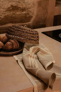 Capac pentru alimente din ratan BAZAR BIZAR The Rattan Food Cover maro natural L small 1
