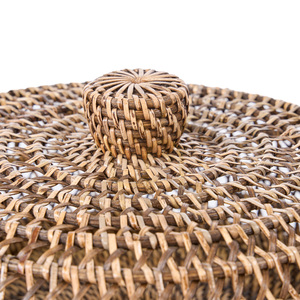 Capac pentru alimente din ratan BAZAR BIZAR The Rattan Food Cover maro natural L small 10