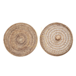 Capac pentru alimente din ratan BAZAR BIZAR The Rattan Food Cover maro natural L small 3