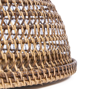 Capac pentru alimente din ratan BAZAR BIZAR The Rattan Food Cover maro natural L small 8