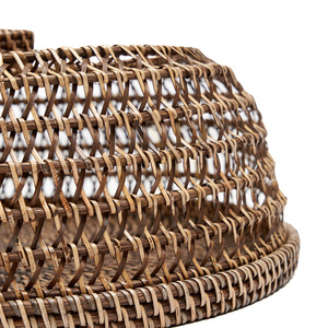 Capac pentru alimente din ratan BAZAR BIZAR The Rattan Food Cover maro natural L small 9