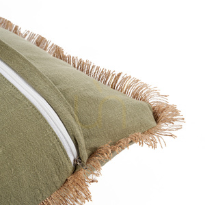 Husă pernă BAZAR BIZAR Verde pădure textil 50x50 cm small 3