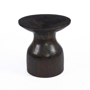 Măsuță auxiliară BAZAR BIZAR Hourglass lemn nuc închis 50x50x50 cm small 3