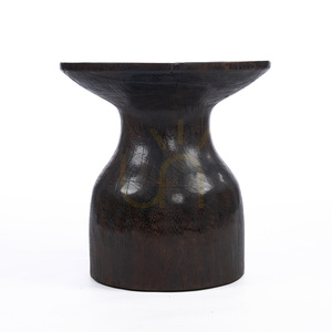 Măsuță auxiliară BAZAR BIZAR Hourglass lemn nuc închis 50x50x50 cm small 4