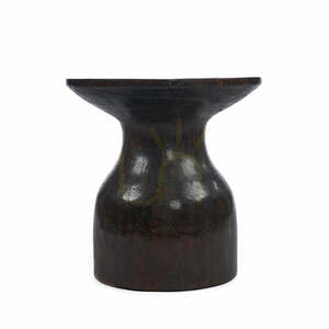 Măsuță auxiliară BAZAR BIZAR Hourglass lemn nuc închis 50x50x50 cm small 0