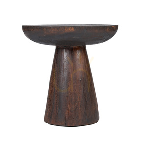 Măsuță auxiliară BAZAR BIZAR The Cone Alone lemn nuc închis 50x50x50 cm small 5