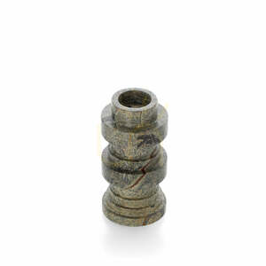 Sfeșnic totemic din marmură verde BAZAR BIZAR, 20 cm 1 Sfeșnic totemic din marmură verde BAZAR BIZAR, 20 cm small 1