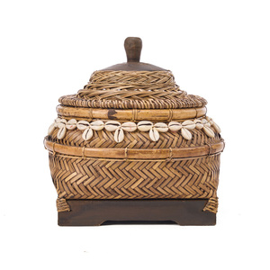 Coș de răchită BAZAR BIZAR Baskets 25x25x25 cm maro natural small 4