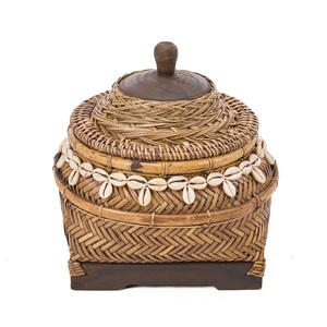 Coș de răchită BAZAR BIZAR Baskets 25x25x25 cm maro natural small 7