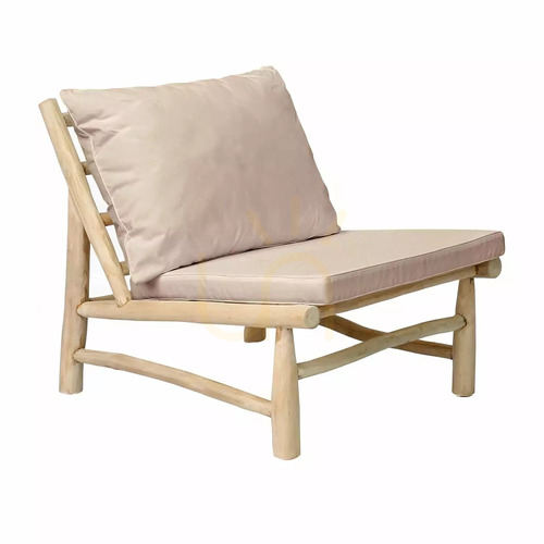 Verifica Canapea 1 loc BAZAR BIZAR Island, piatră naturală, lemn, bej, 74 cm