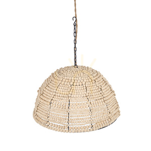 Pendul BAZAR BIZAR din lemn natural, bej, 48 cm, Pendant Lamps small 7