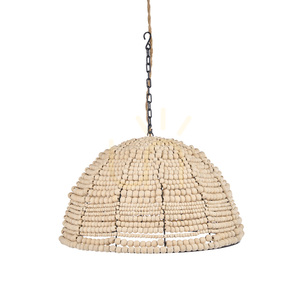 Pendul BAZAR BIZAR din lemn natural, bej, 48 cm, Pendant Lamps small 8