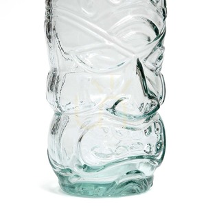 Pahar Tiki Albastru din Sticlă BAZAR BIZAR Glass Collection small 4