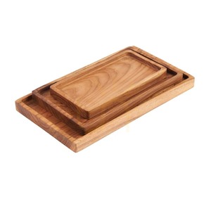 Tavă din lemn de tec BAZAR BIZAR Teak Root Collection Natural S 8 Tavă din lemn de tec BAZAR BIZAR Teak Root Collection Natural S small 8