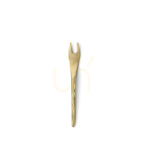 Furculiță pentru măsline BAZAR BIZAR alamă aurie 9,5 cm S small 2
