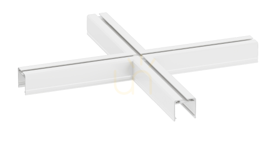 LUMINES DILEDA Typ-X-Stecker, weiß lackiert.