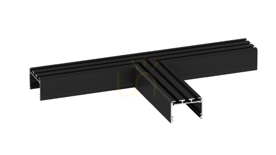 LUMINES ILEDO Steckverbinder Typ T, schwarz lackiert.