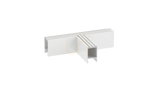 Lumines CLARO Verbinder Typ T für LED-Profile, weiß lackiert, 14-2029-55