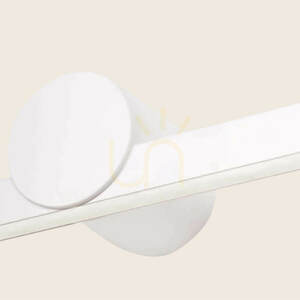 Lampă de perete cu LED 17 W, 3000 K, aluminiu, alb nisipos, IP54, ZAMBELIS small 1