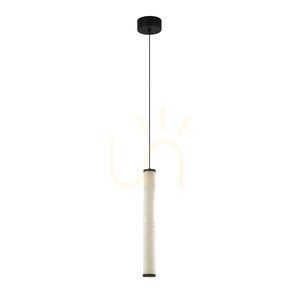 Lampă suspendată cu LED 15 W, 3000 K, Triac, negru nisipos – Alabaster ZAMBELIS small 1