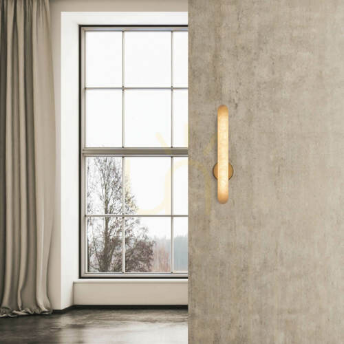 Verifica Lampă de perete cu LED 15 W, 3000 K, Triac, alabastru – alamă ZAMBELIS